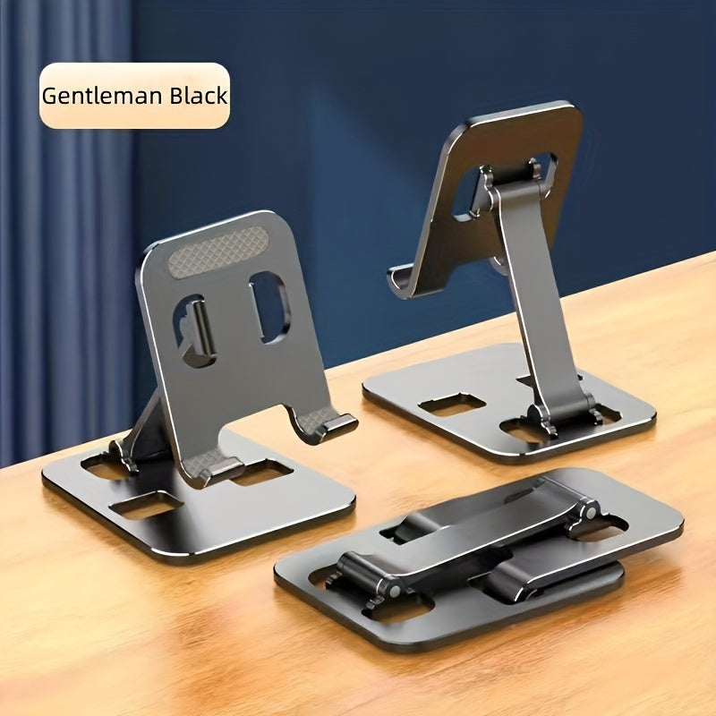 Metal folding mobile phone or tablet holder.