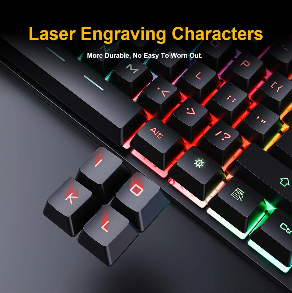 RGB Gamer Keyboard Gaming