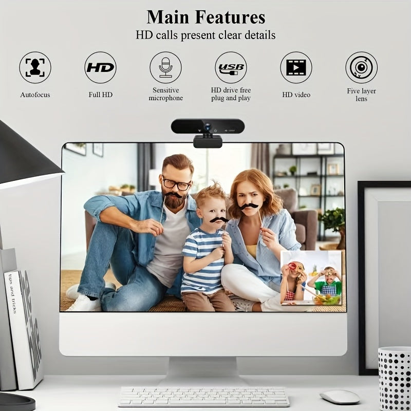 New Upgraded High Definition Computer Camera with Auto Focus
