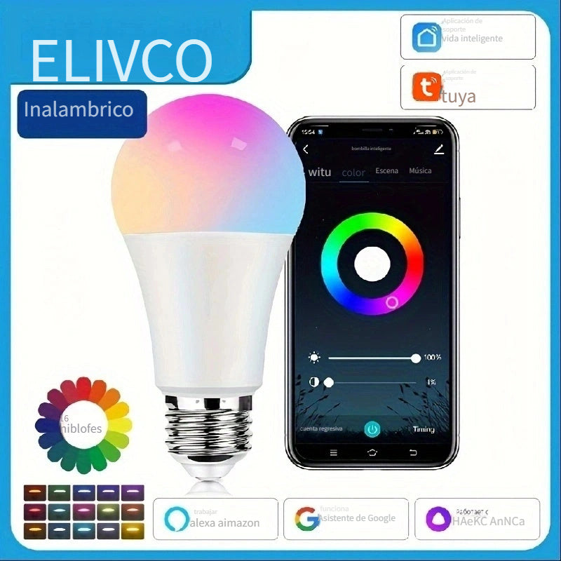 LED bulb RGB E27 Elvico