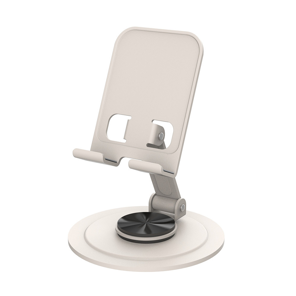 Mobile Phone Desktop Stand Rotating Folding Base Stable Live Broadcast Portable Lazy Mobile Phone Stand Wholesale Small Companion Gift